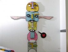 Totem en bois