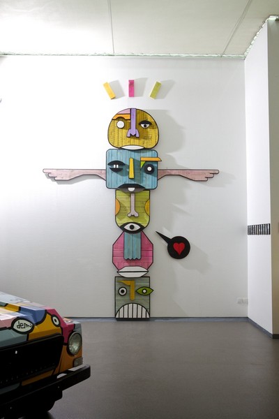 Totem en bois