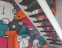 peinture murale chez particulier