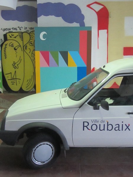 Bibliograff – Art Urbain à la médiathèque de Roubaix: Isham + Jiem + Lem + Mikostic + Fabien Swyngedauw