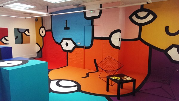peinture murale + sol
